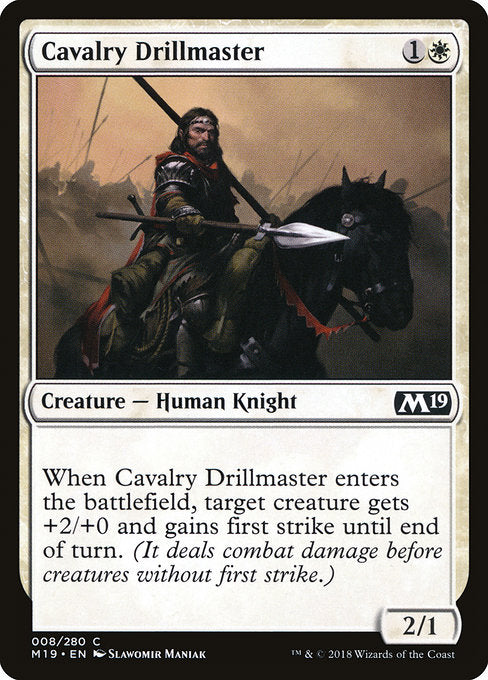 Cavalry Drillmaster [Core Set 2019] - Evolution TCG