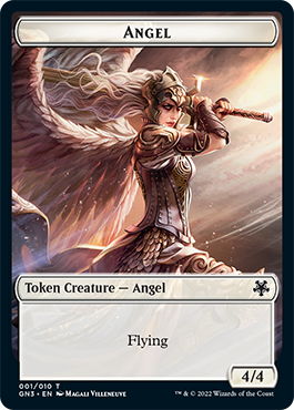 Zombie // Angel Double-Sided Token [Game Night: Free-for-All Tokens] - Evolution TCG