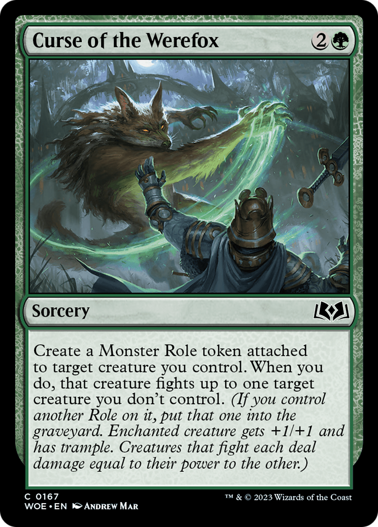 Curse of the Werefox [Wilds of Eldraine] - Evolution TCG