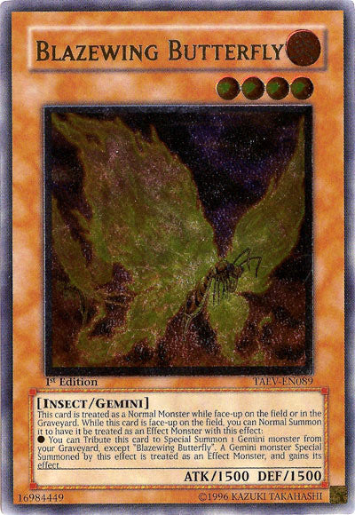 Blazewing Butterfly [TAEV-EN089] Ultimate Rare - Evolution TCG