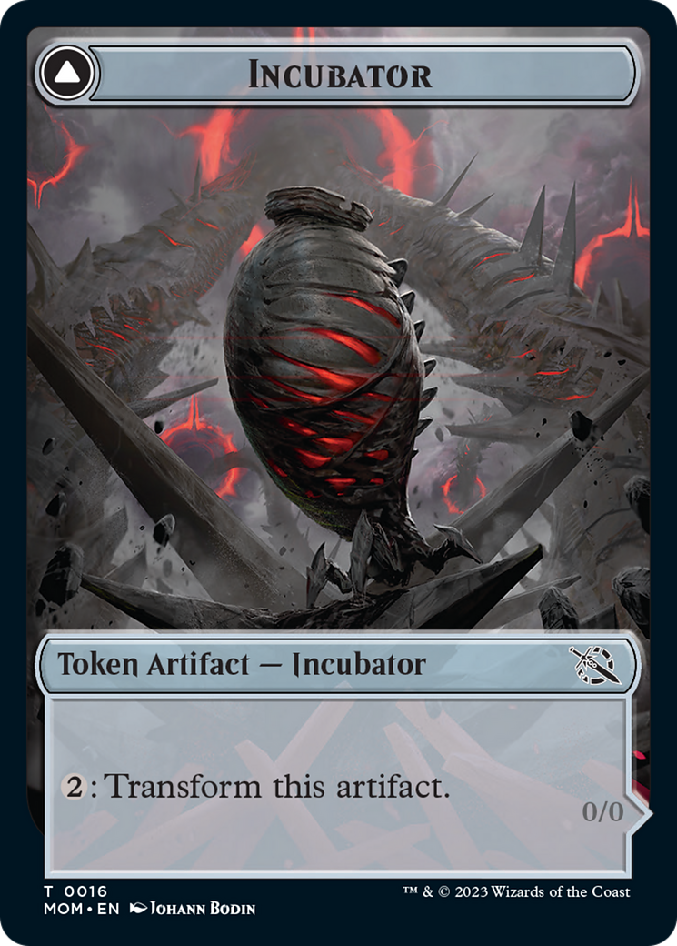 Incubator // Phyrexian (16) Double-Sided Token [March of the Machine Tokens] - Evolution TCG