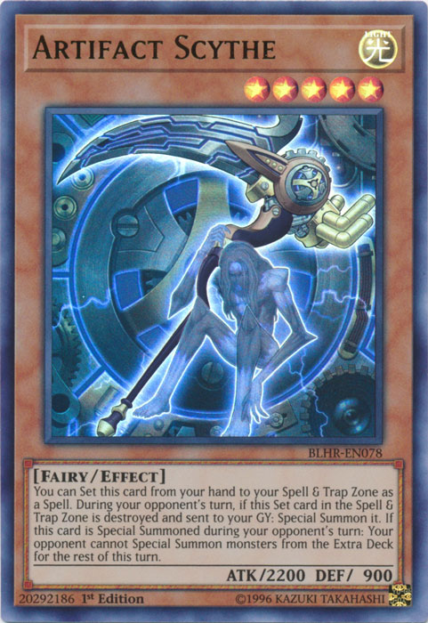 Artifact Scythe [BLHR-EN078] Ultra Rare - Evolution TCG