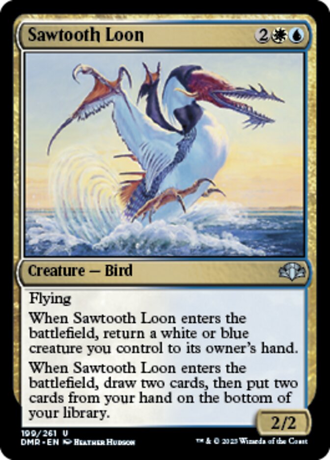 Sawtooth Loon [Dominaria Remastered] - Evolution TCG