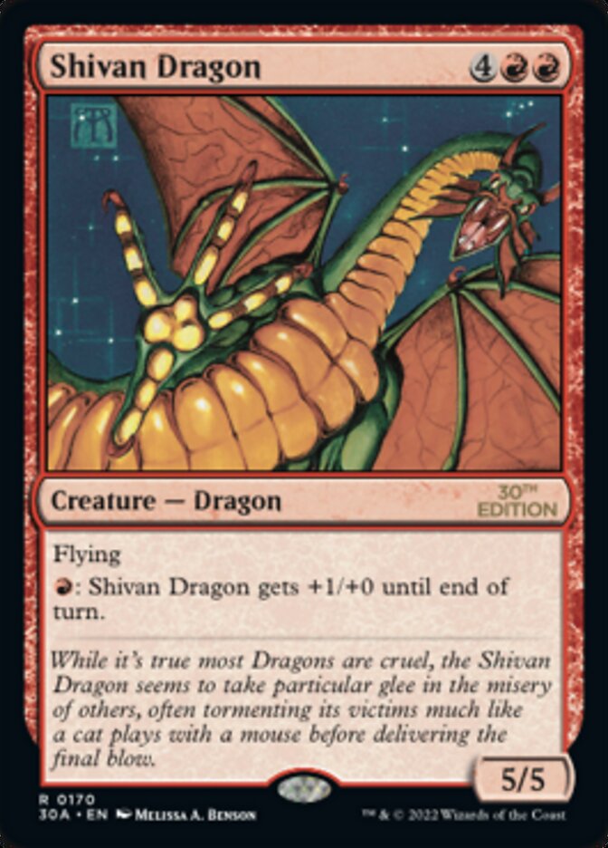 Shivan Dragon [30th Anniversary Edition] - Evolution TCG