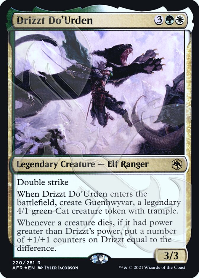 Drizzt Do'Urden (Ampersand Promo) [Dungeons & Dragons: Adventures in the Forgotten Realms Promos] - Evolution TCG