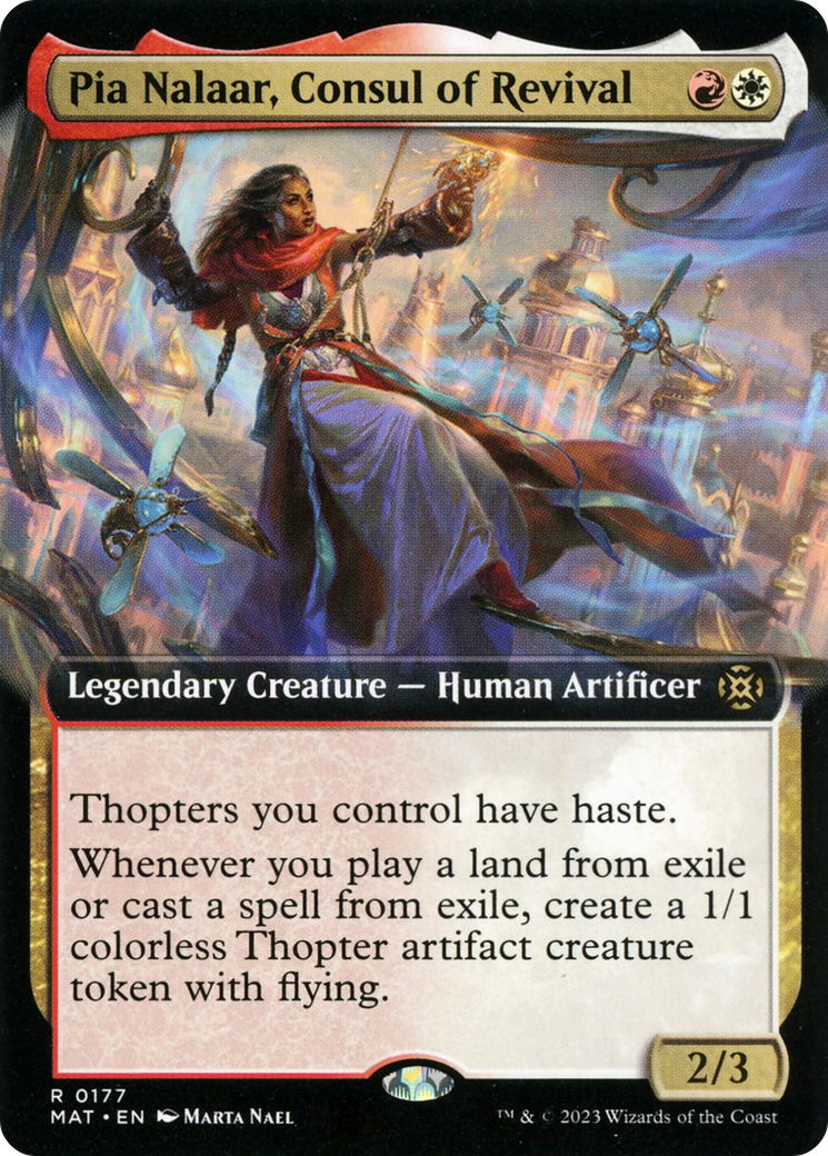 Pia Nalaar, Consul of Revival (Extended Art) [March of the Machine: The Aftermath] - Evolution TCG