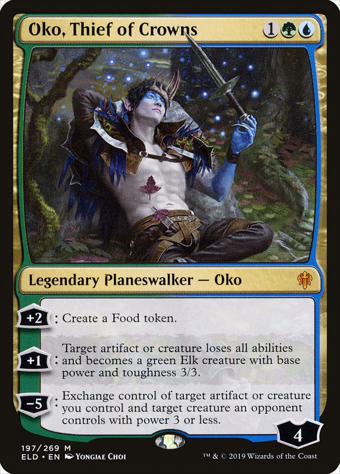 Oko, Thief of Crowns [Throne of Eldraine] - Evolution TCG