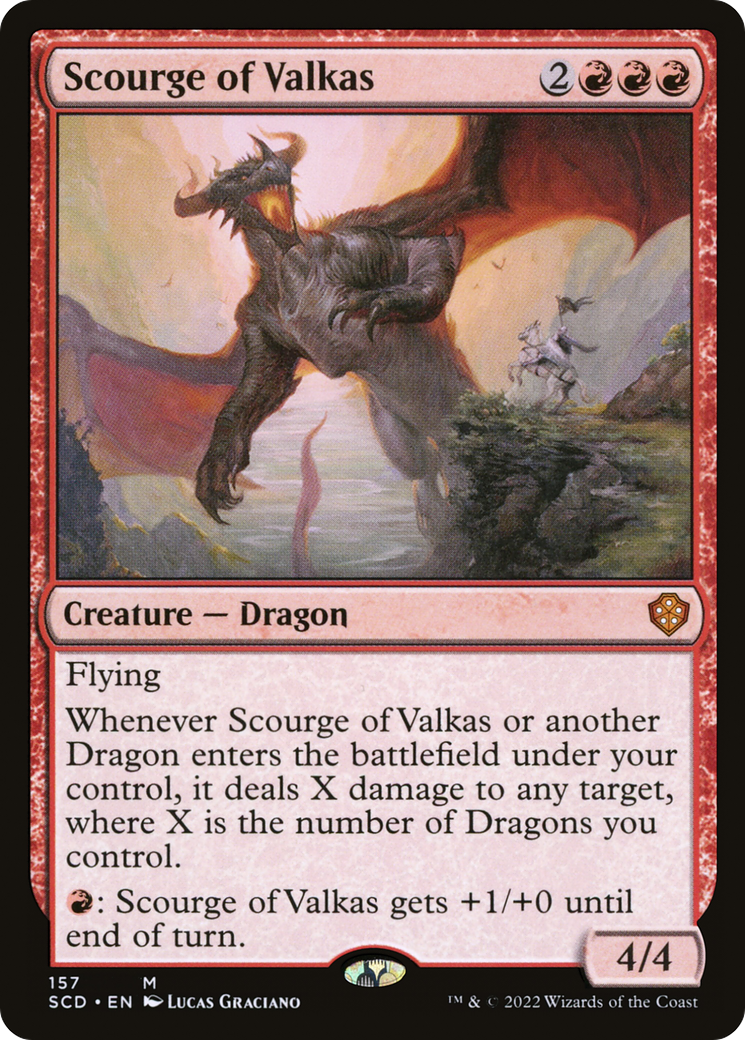 Scourge of Valkas [Starter Commander Decks] - Evolution TCG