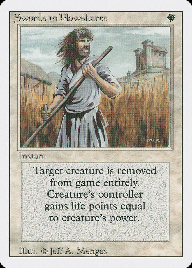 Swords to Plowshares [Revised Edition] - Evolution TCG