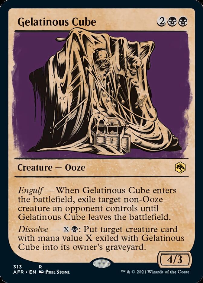 Gelatinous Cube (Showcase) [Dungeons & Dragons: Adventures in the Forgotten Realms] - Evolution TCG