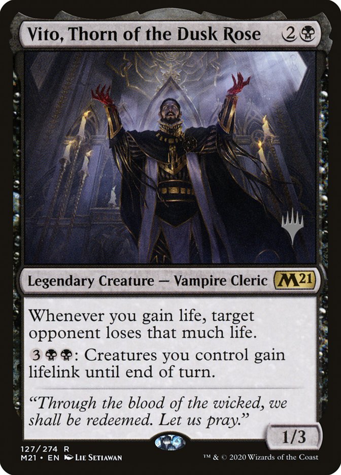 Vito, Thorn of the Dusk Rose (Promo Pack) [Core Set 2021 Promos] - Evolution TCG