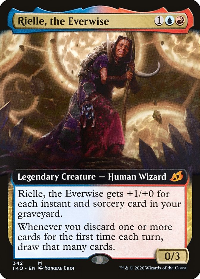 Rielle, the Everwise (Extended Art) [Ikoria: Lair of Behemoths] - Evolution TCG