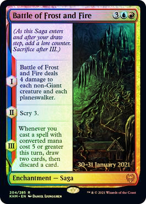 Battle of Frost and Fire [Kaldheim Prerelease Promos] - Evolution TCG