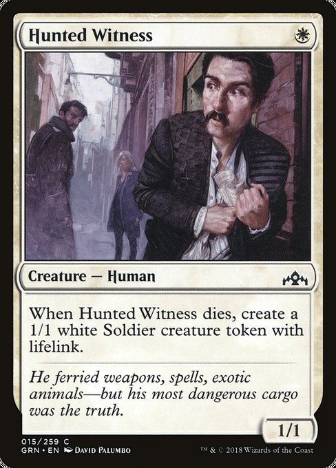 Hunted Witness [Guilds of Ravnica] - Evolution TCG