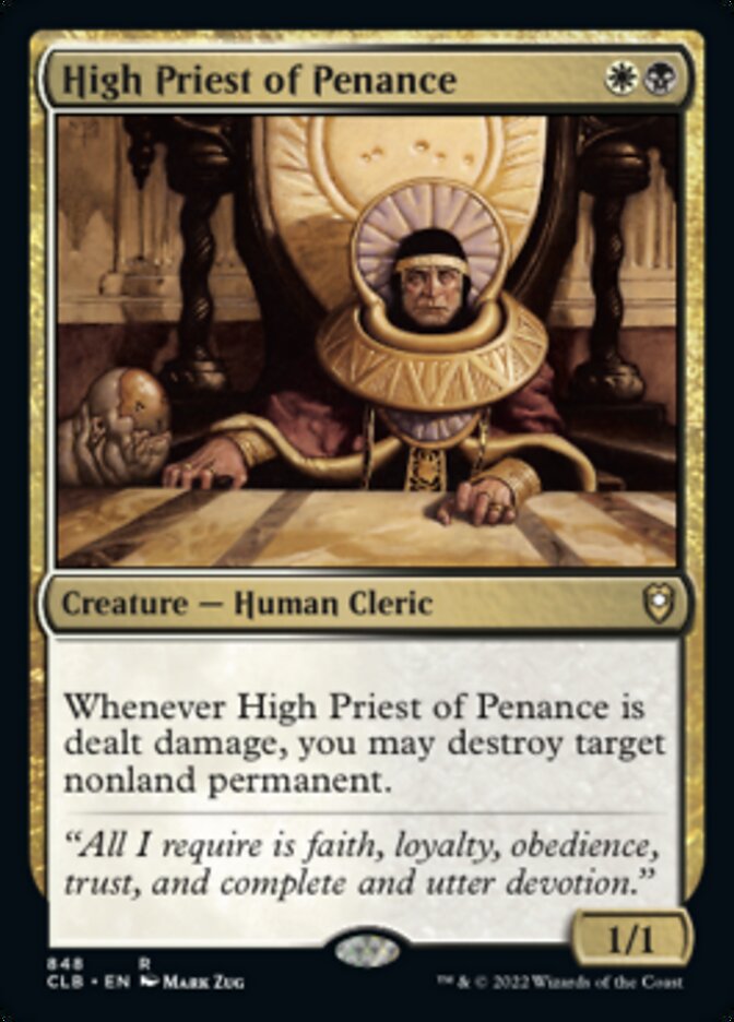 High Priest of Penance [Commander Legends: Battle for Baldur's Gate] - Evolution TCG