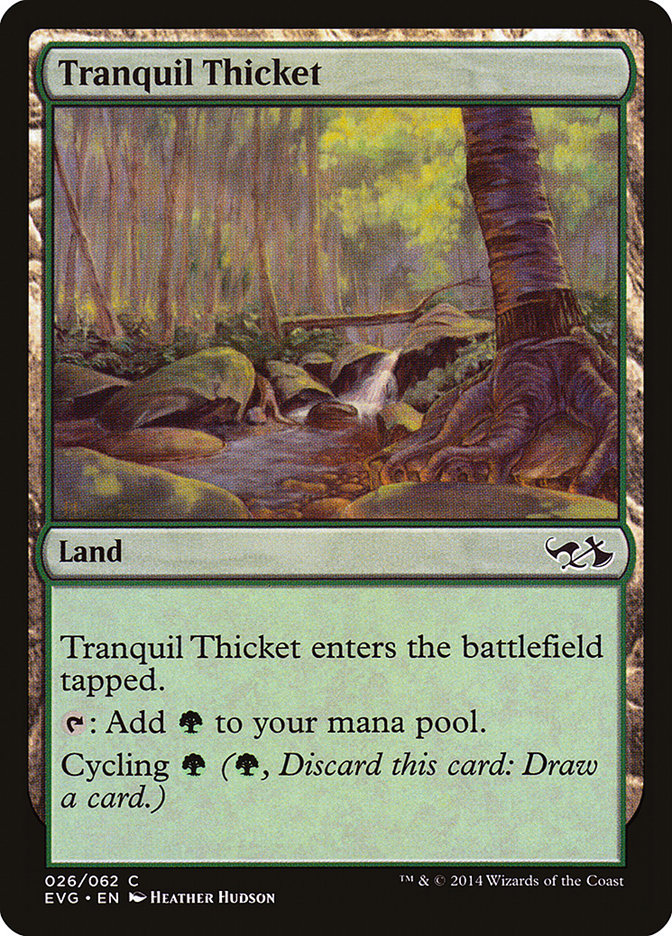 Tranquil Thicket (Elves vs. Goblins) [Duel Decks Anthology] - Evolution TCG