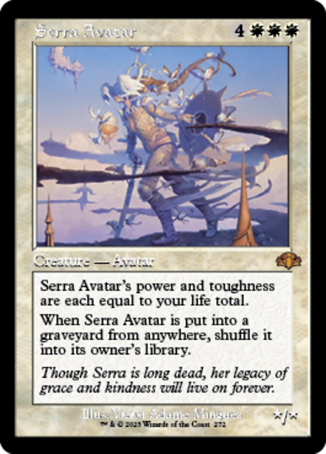 Serra Avatar (Retro) [Dominaria Remastered] - Evolution TCG