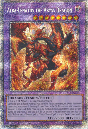Alba-Lenatus the Abyss Dragon [DIFO-EN035] Starlight Rare - Evolution TCG