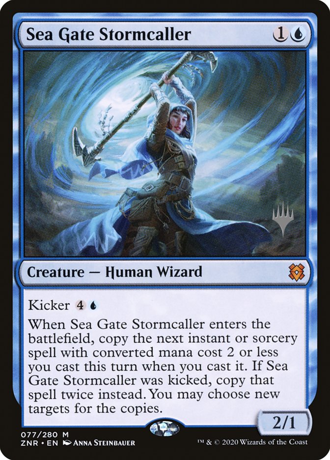 Sea Gate Stormcaller (Promo Pack) [Zendikar Rising Promos] - Evolution TCG