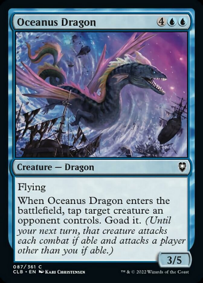 Oceanus Dragon [Commander Legends: Battle for Baldur's Gate] - Evolution TCG