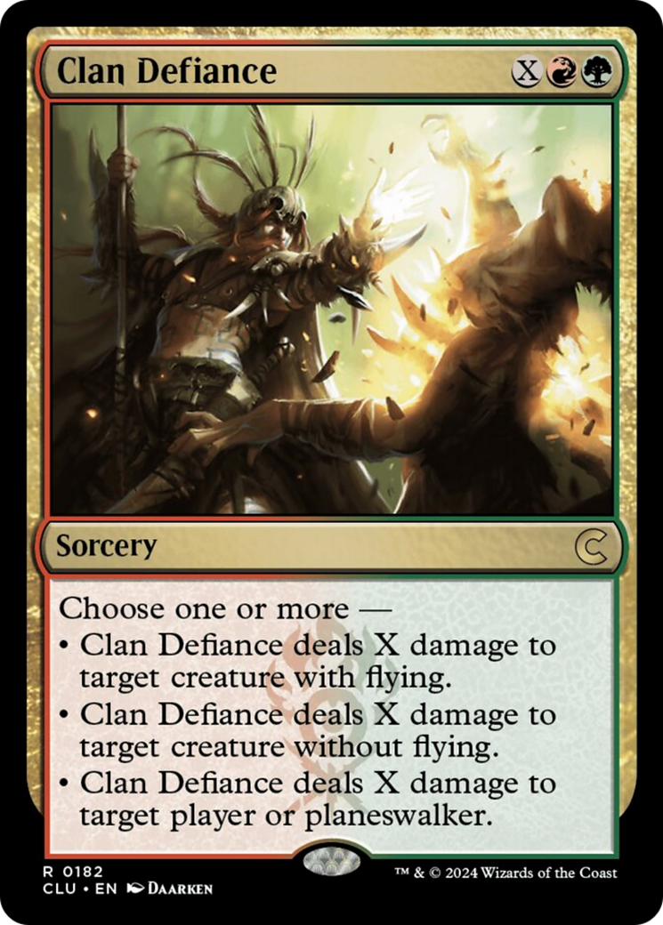 Clan Defiance [Ravnica: Clue Edition] - Evolution TCG