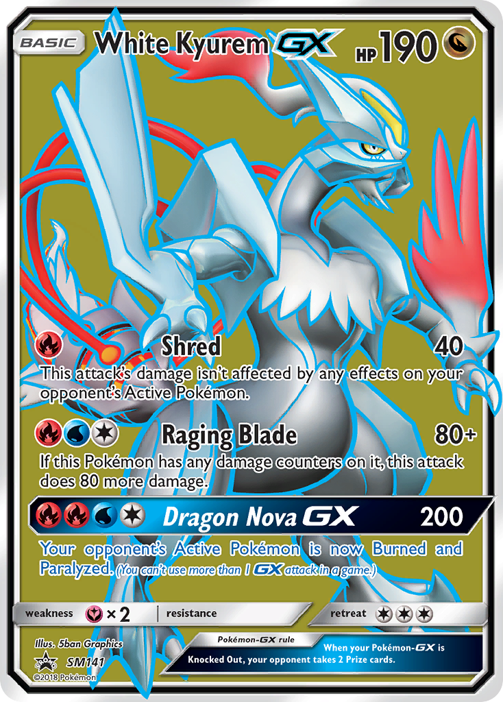 White Kyurem GX (SM141) [Sun & Moon: Black Star Promos] - Evolution TCG