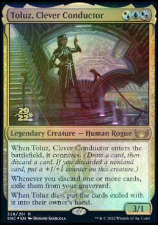 Toluz, Clever Conductor [Streets of New Capenna Prerelease Promos] - Evolution TCG