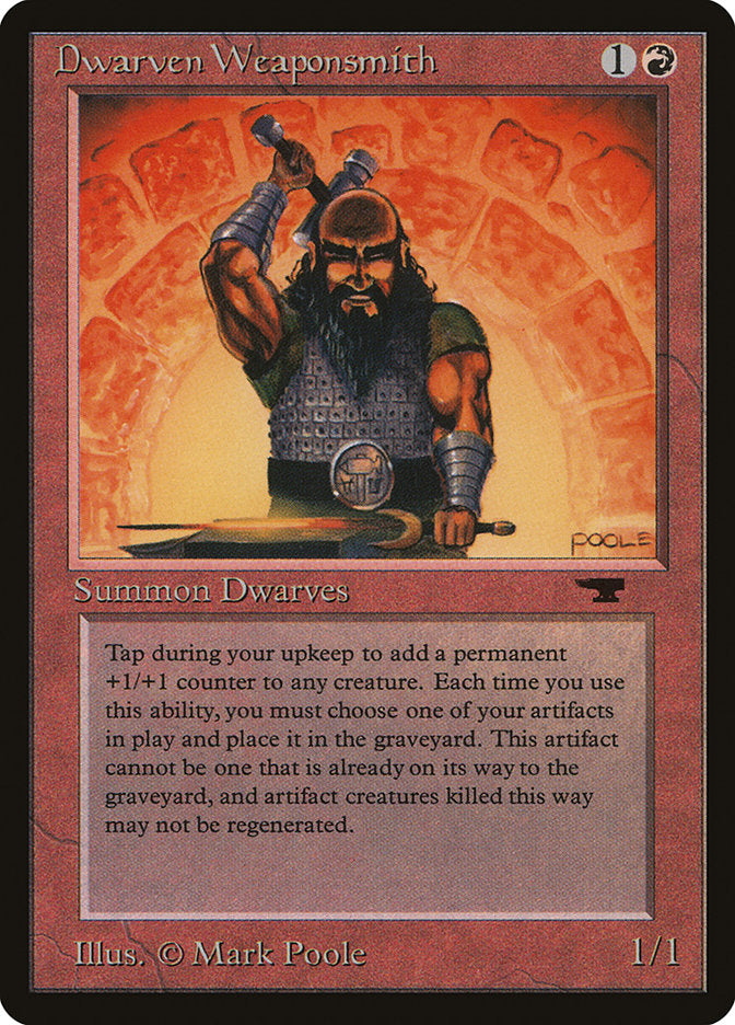 Dwarven Weaponsmith [Antiquities] - Evolution TCG