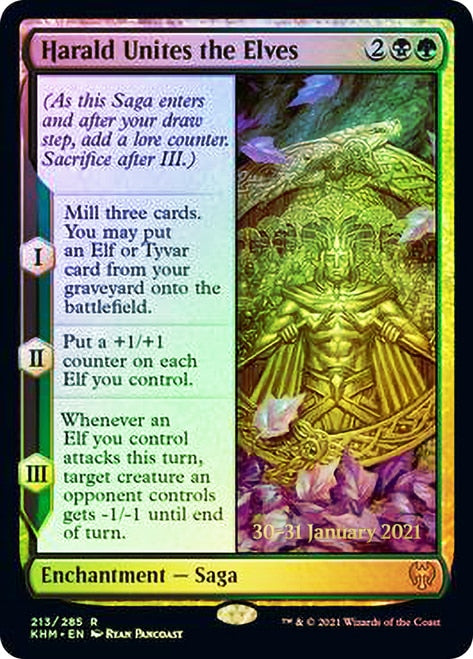 Harald Unites the Elves [Kaldheim Prerelease Promos] - Evolution TCG
