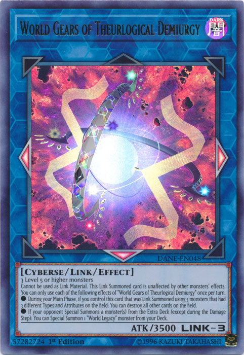 World Gears of Theurlogical Demiurgy [DANE-EN048] Ultra Rare - Evolution TCG