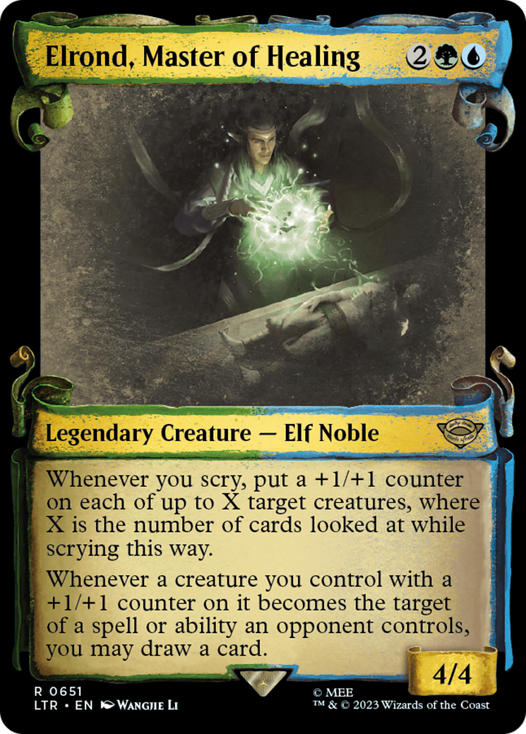 Elrond, Master of Healing [The Lord of the Rings: Tales of Middle-Earth Showcase Scrolls] - Evolution TCG