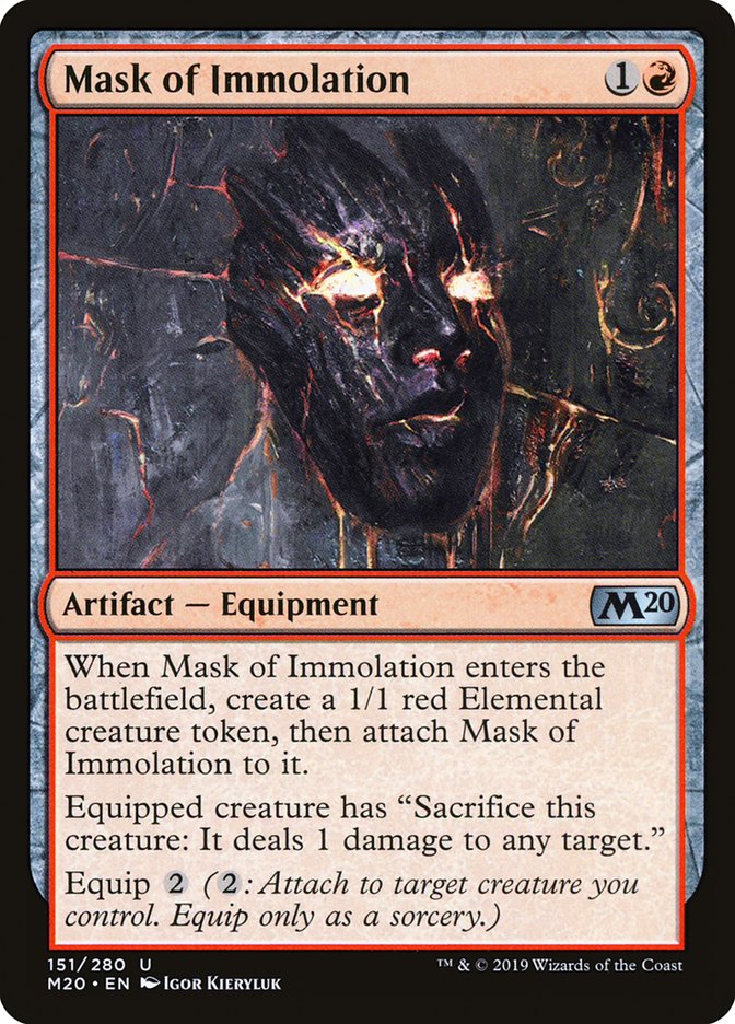 Mask of Immolation [Core Set 2020] - Evolution TCG