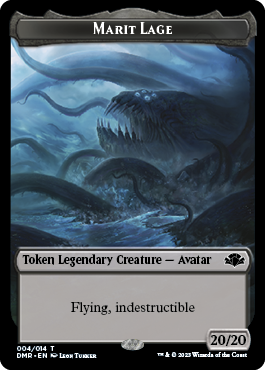 Elephant // Marit Lage Double-Sided Token [Dominaria Remastered Tokens] - Evolution TCG
