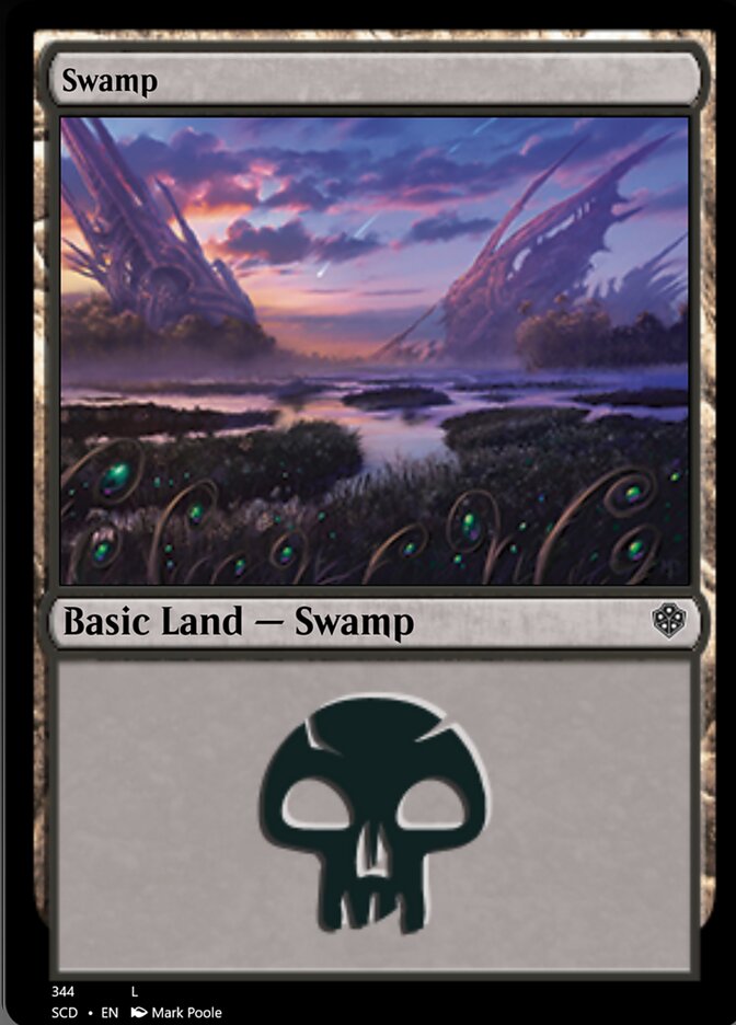 Swamp (344) [Starter Commander Decks] - Evolution TCG
