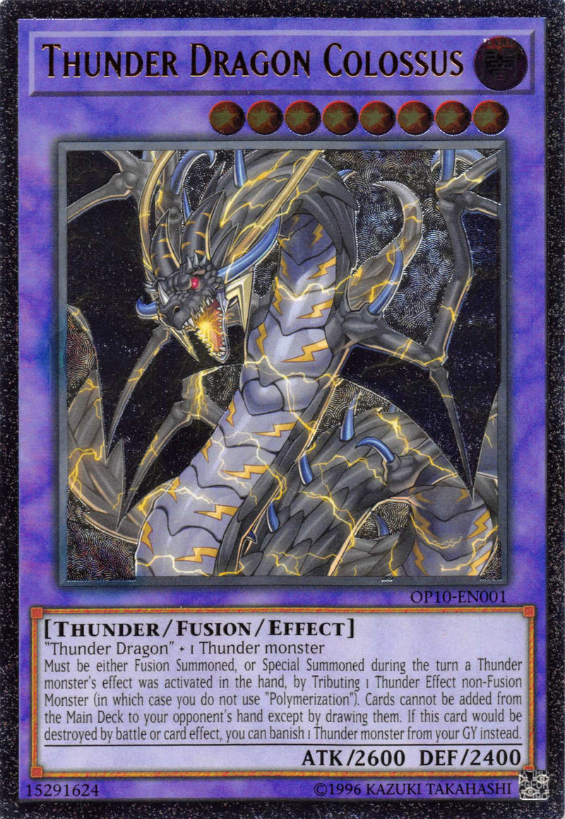 Thunder Dragon Colossus [OP10-EN001] Ultimate Rare - Evolution TCG