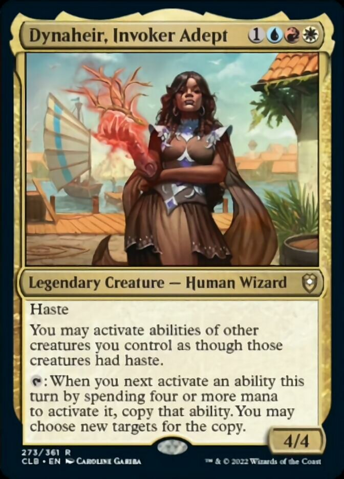 Dynaheir, Invoker Adept [Commander Legends: Battle for Baldur's Gate] - Evolution TCG