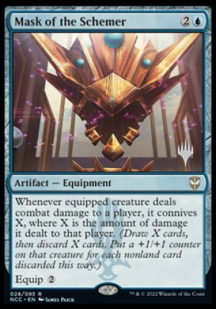 Mask of the Schemer (Promo Pack) [Streets of New Capenna Commander Promos] - Evolution TCG