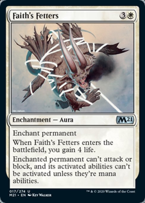 Faith's Fetters [Core Set 2021] - Evolution TCG