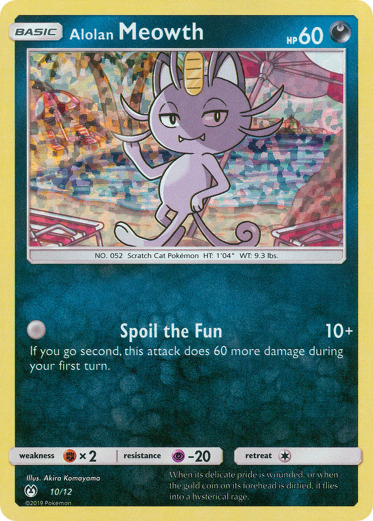 Alolan Meowth (10/12) [McDonald's Promos: 2019 Collection] - Evolution TCG