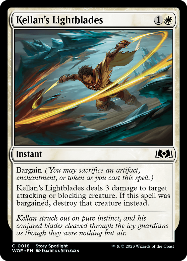 Kellan's Lightblades [Wilds of Eldraine] - Evolution TCG