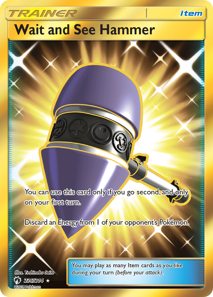 Wait and See Hammer (236/214) [Sun & Moon: Lost Thunder] - Evolution TCG