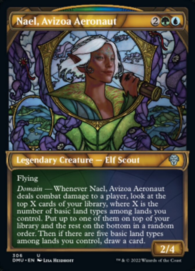 Nael, Avizoa Aeronaut (Showcase) [Dominaria United] - Evolution TCG