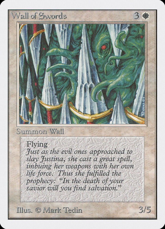 Wall of Swords [Unlimited Edition] - Evolution TCG