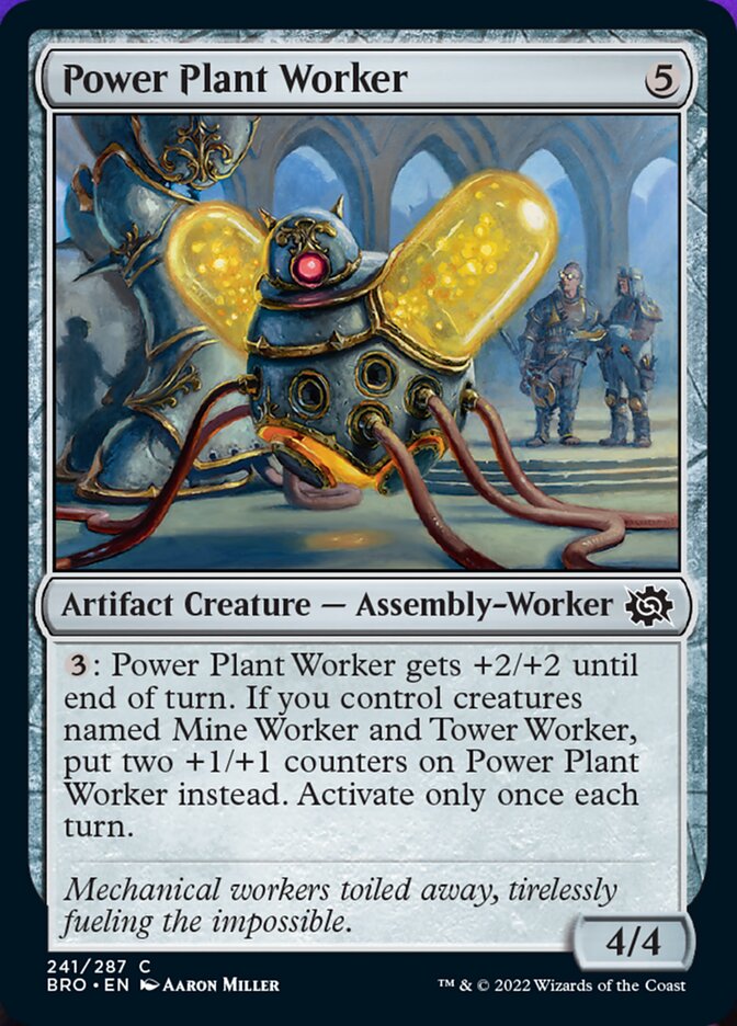 Power Plant Worker [The Brothers' War] - Evolution TCG