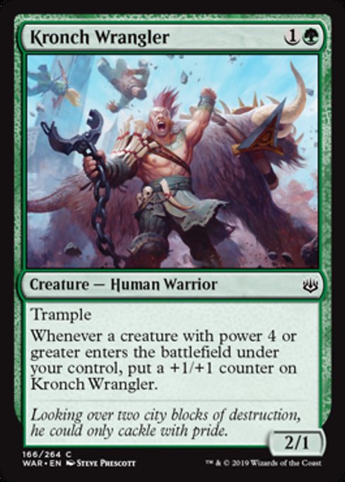 Kronch Wrangler [War of the Spark] - Evolution TCG