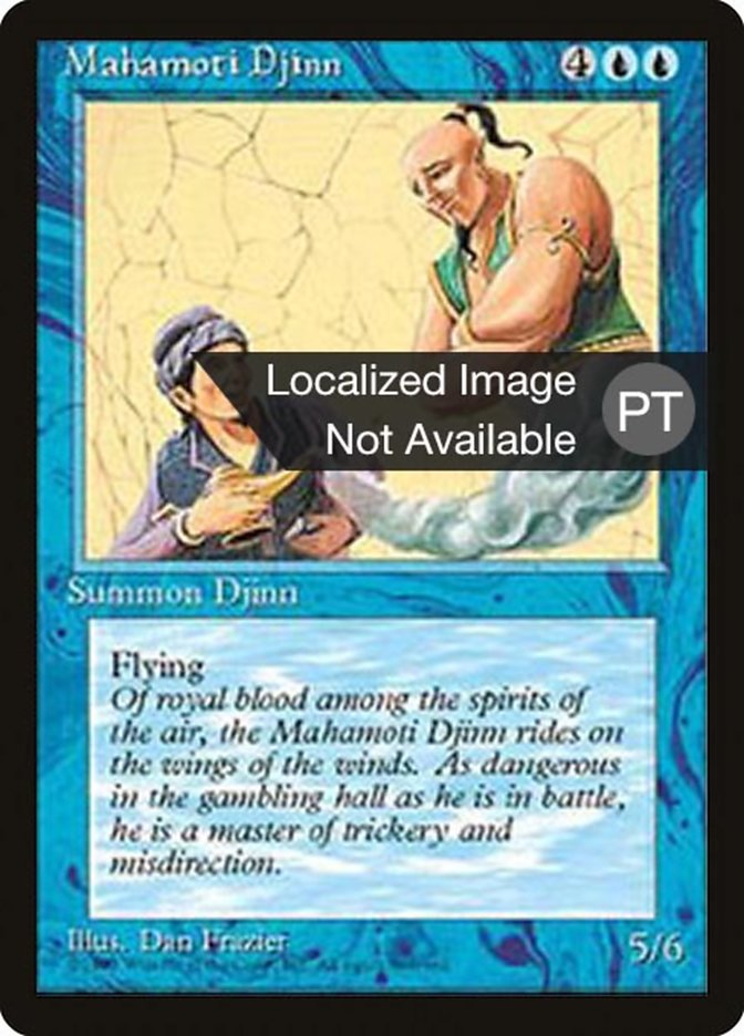 Mahamoti Djinn [Fourth Edition (Foreign Black Border)] - Evolution TCG