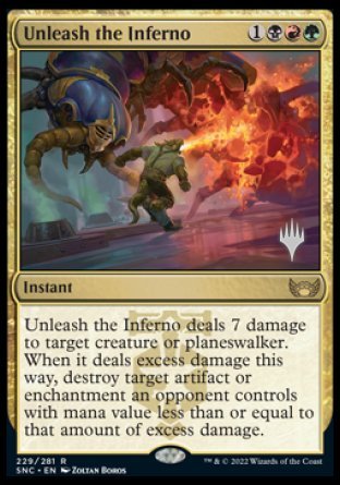 Unleash the Inferno (Promo Pack) [Streets of New Capenna Promos] - Evolution TCG
