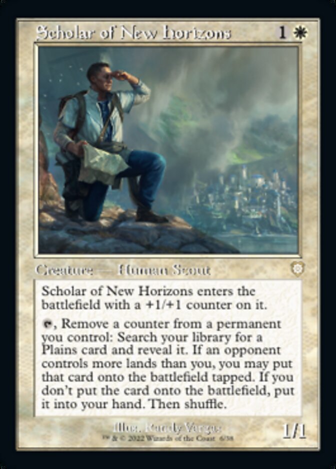 Scholar of New Horizons (Retro) [The Brothers' War Commander] - Evolution TCG