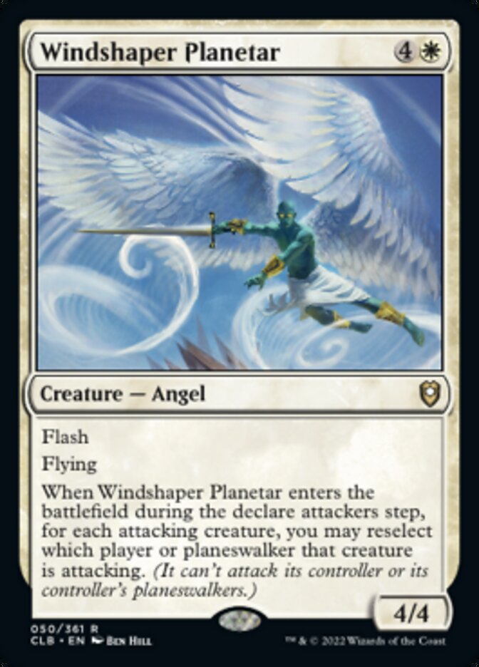 Windshaper Planetar [Commander Legends: Battle for Baldur's Gate] - Evolution TCG