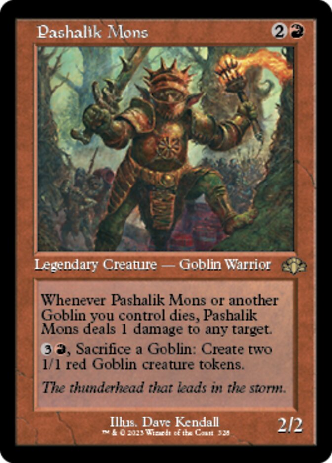 Pashalik Mons (Retro) [Dominaria Remastered] - Evolution TCG